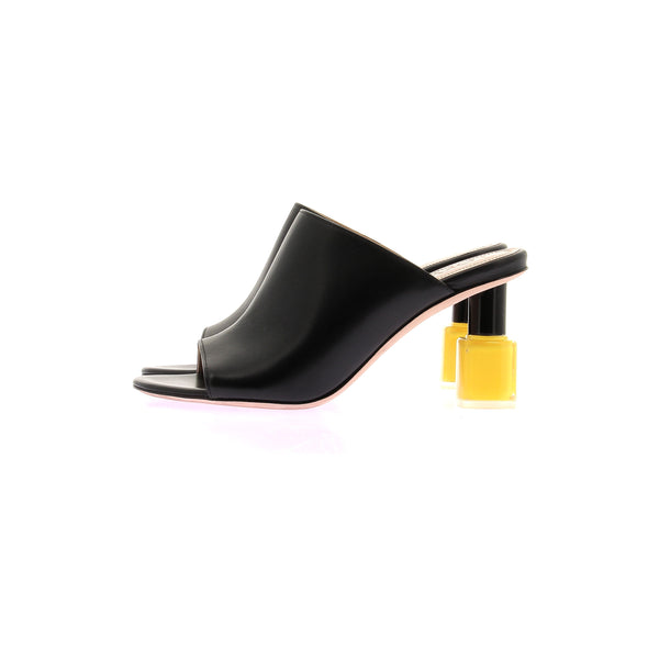 Mules en cuir