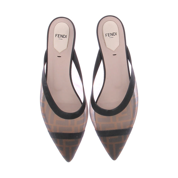 Mules plates "Colibri"