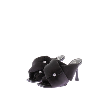 Mules à talons à strass
