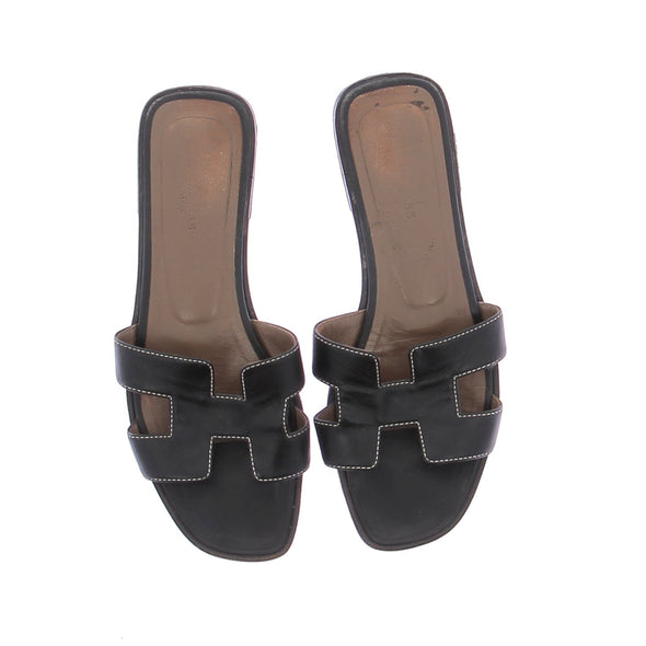 Sandales noires "Oran"