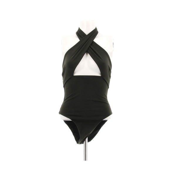 Maillot de bain une pièce kaki