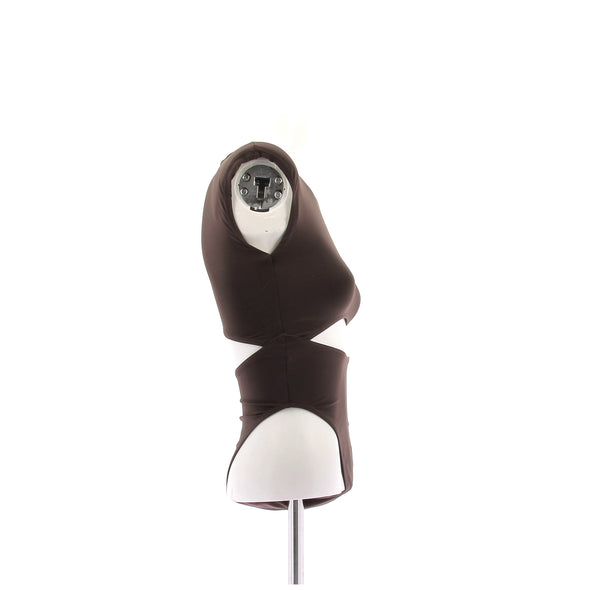Maillot de bain marron une pièce