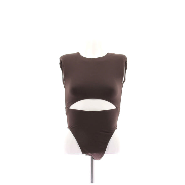 Maillot de bain marron une pièce