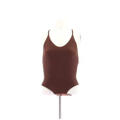 Maillot de bain marron une pièce