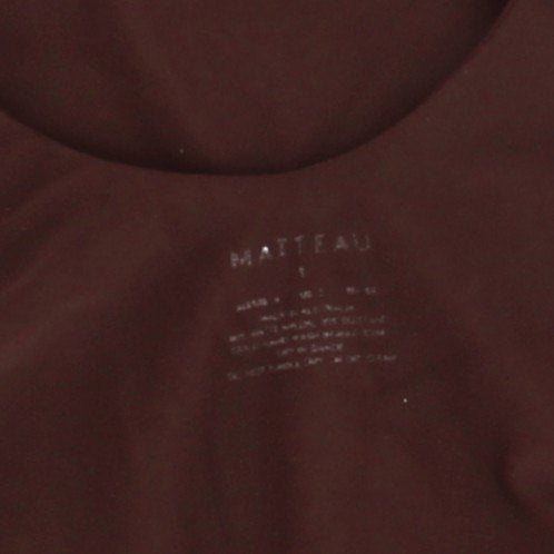 Maillot de bain marron une pièce