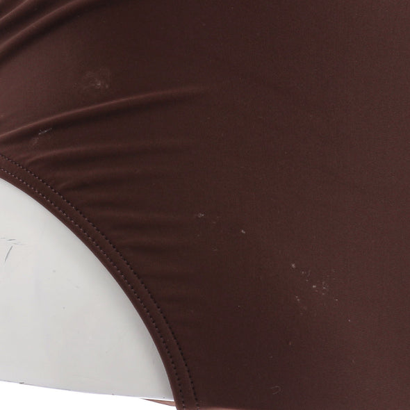 Maillot de bain marron une pièce