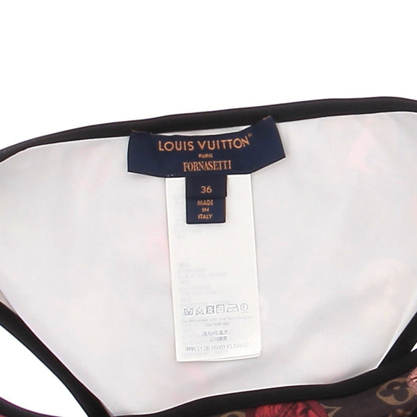 Maillot de bain deux-pièces à monogramme