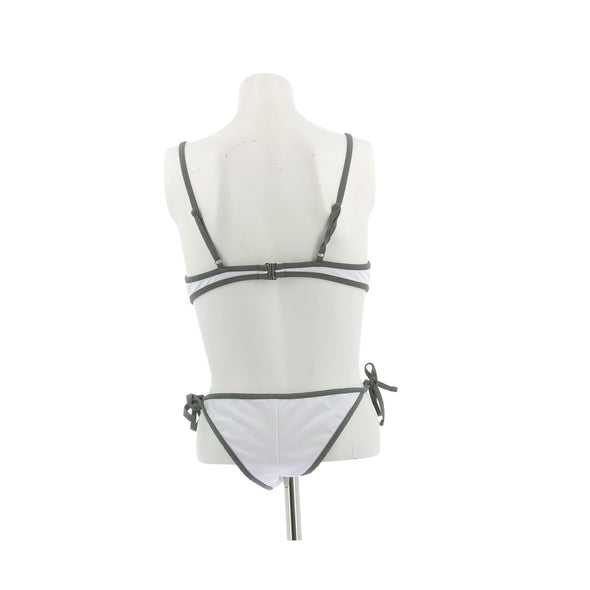 Maillot de bain deux pièces bicolore