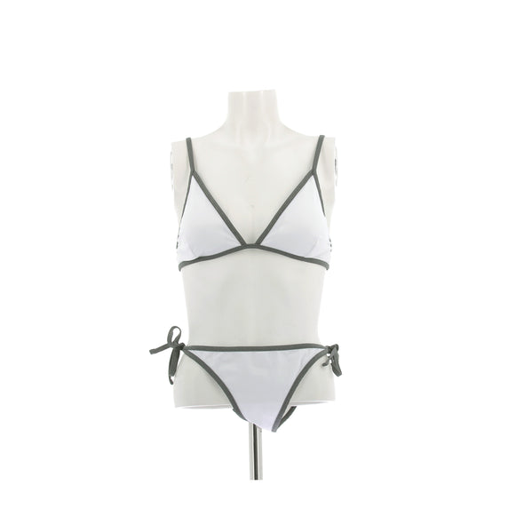 Maillot de bain deux pièces bicolore