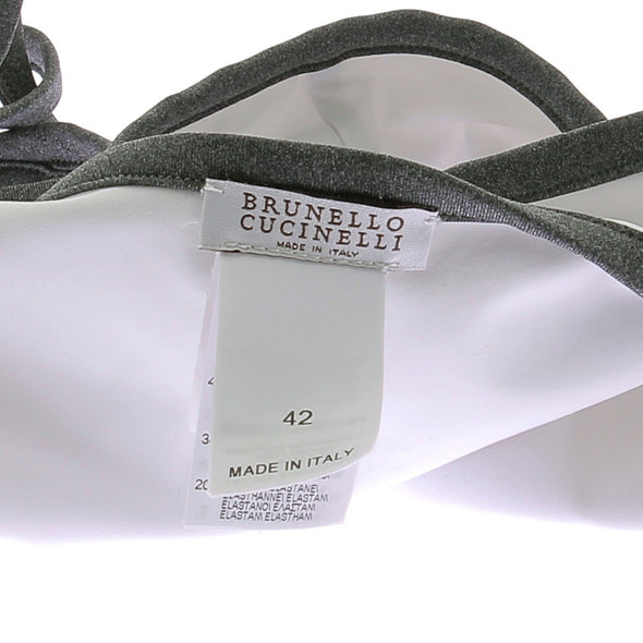 Maillot de bain deux pièces bicolore