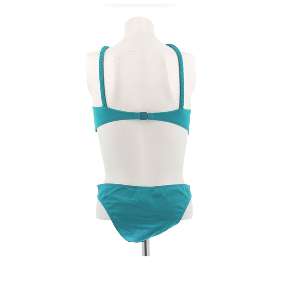 Maillot de bain deux pièces bleu
