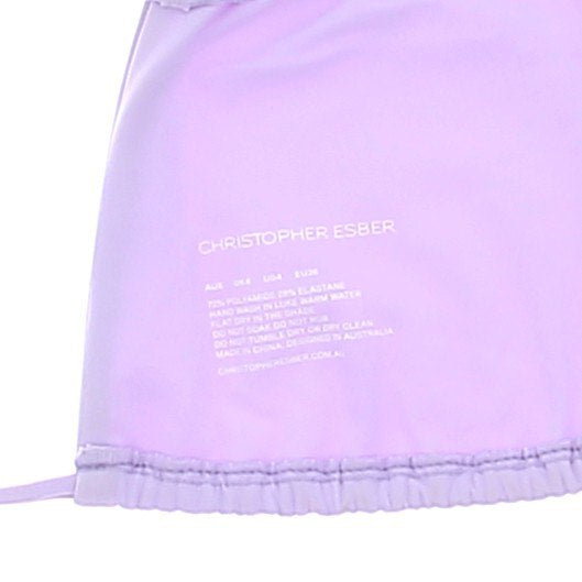 Maillot de bain deux pièces lila