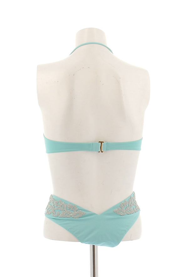 Maillot de bain deux pièces turquoise