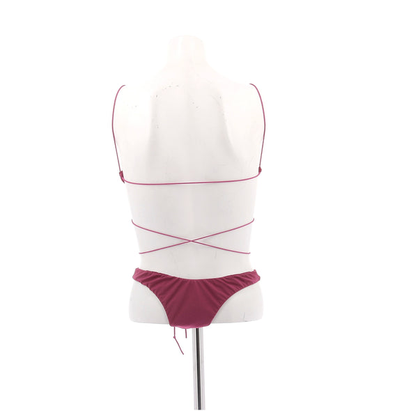 Maillot de bain deux pièces violet