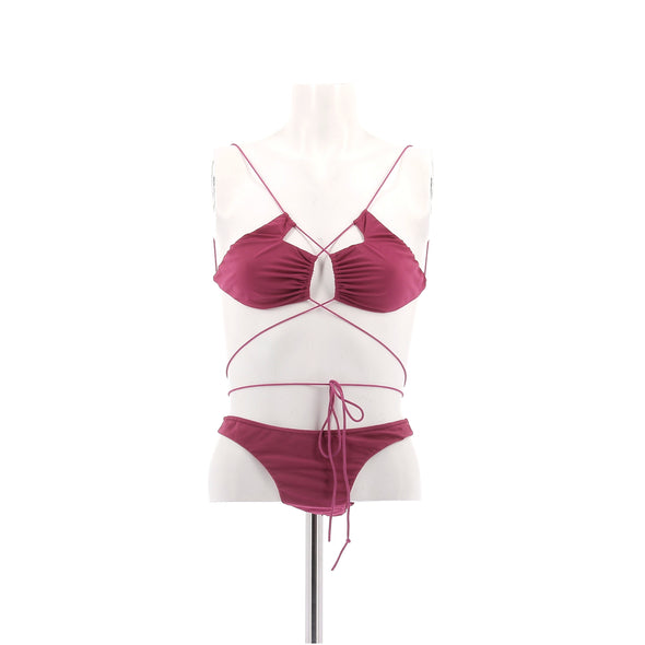 Maillot de bain deux pièces violet