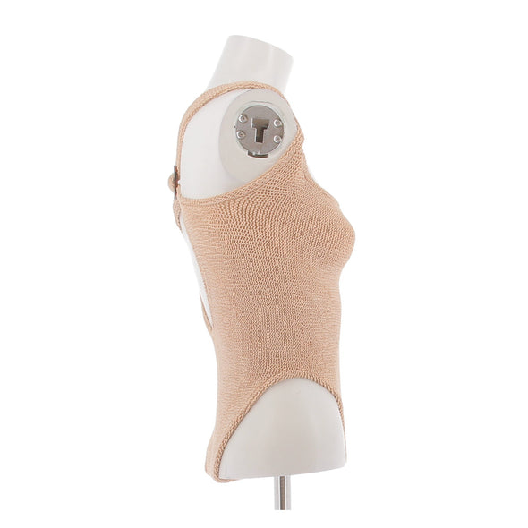 Maillot de bain une pièce beige