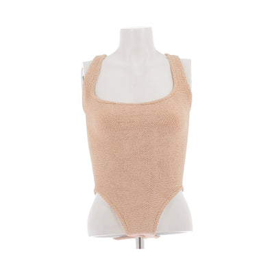 Maillot de bain une pièce beige