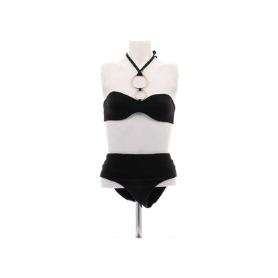 Maillot de bain noir 2 pièces