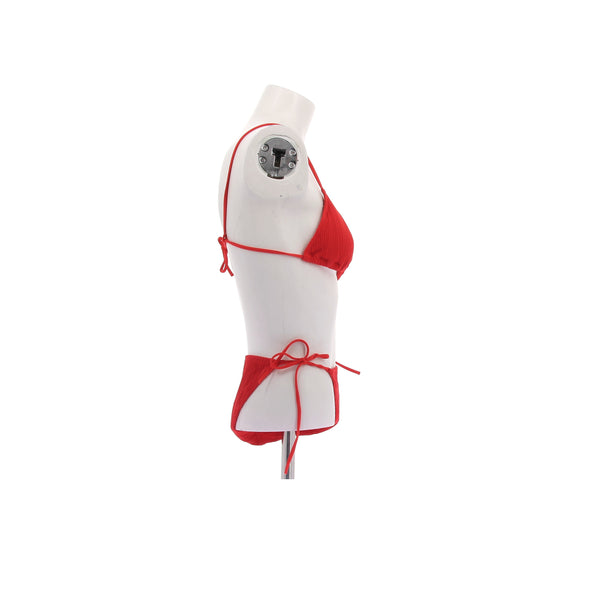 Maillot de bain rouge 2 pièces