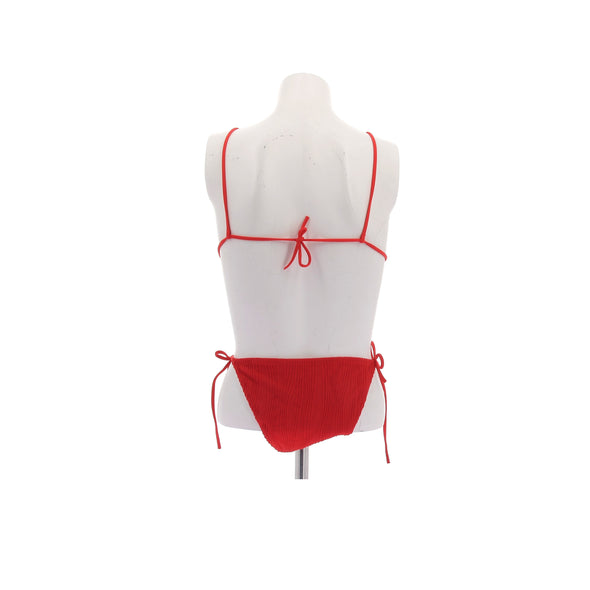 Maillot de bain rouge 2 pièces