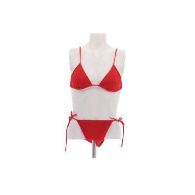 Maillot de bain rouge 2 pièces