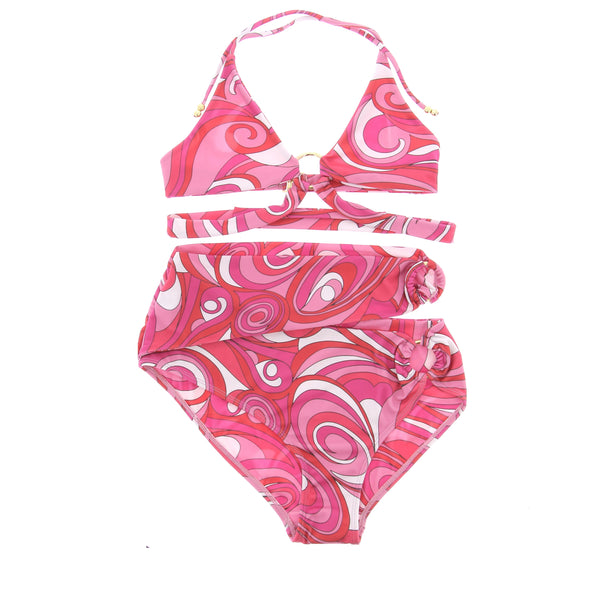 Maillot de bain deux-pièces rose