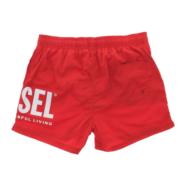 Short de bain rouge