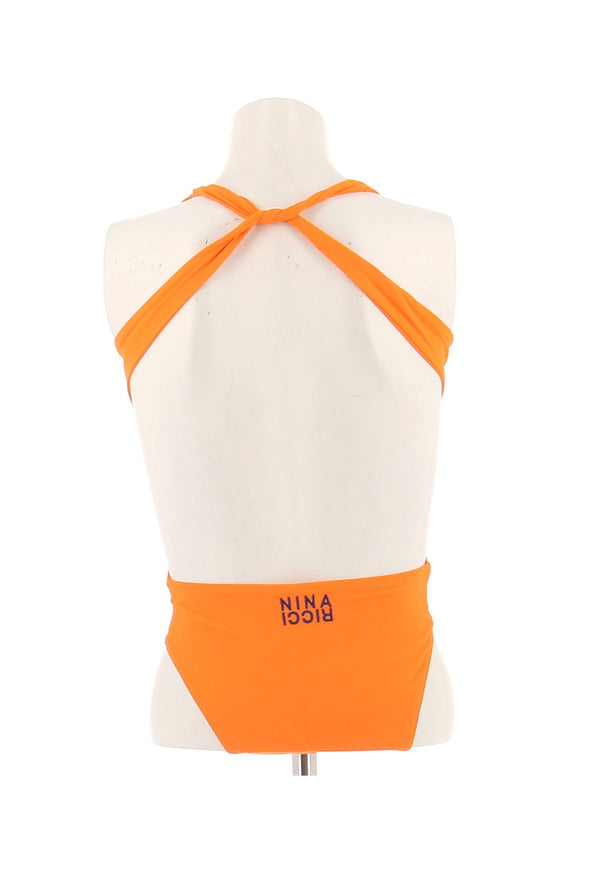 Maillot de bain une pièce orange