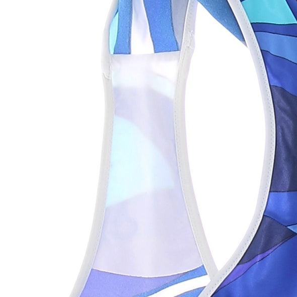 Maillot de bain une pièce bleu