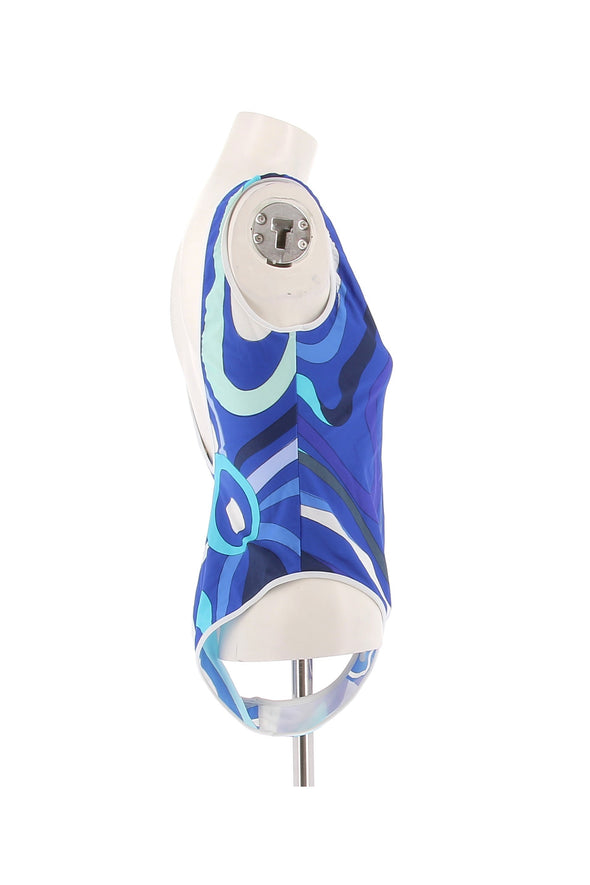 Maillot de bain une pièce bleu