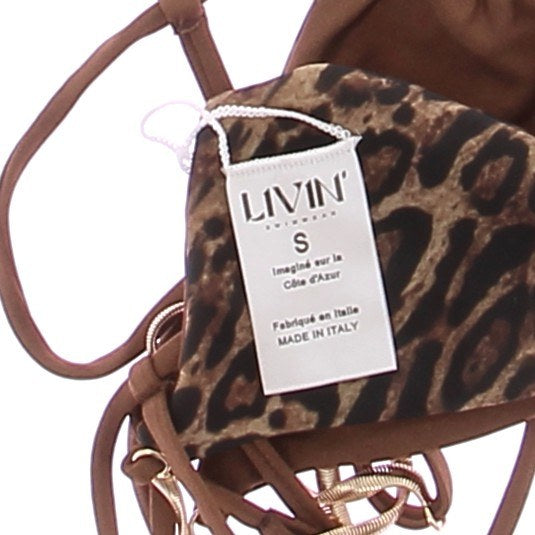 Maillot de bain deux-pièces léopard