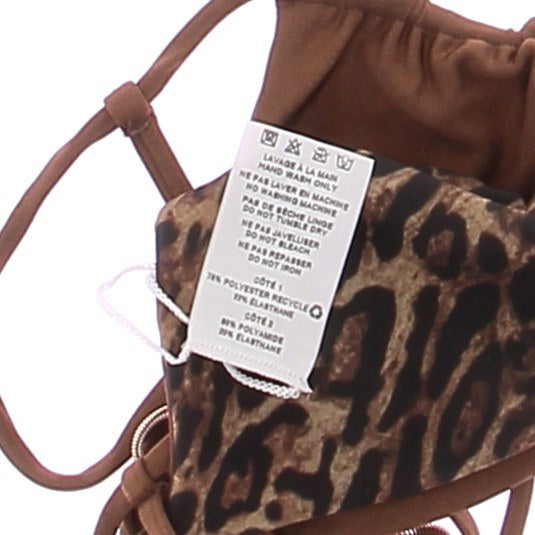 Maillot de bain deux-pièces léopard