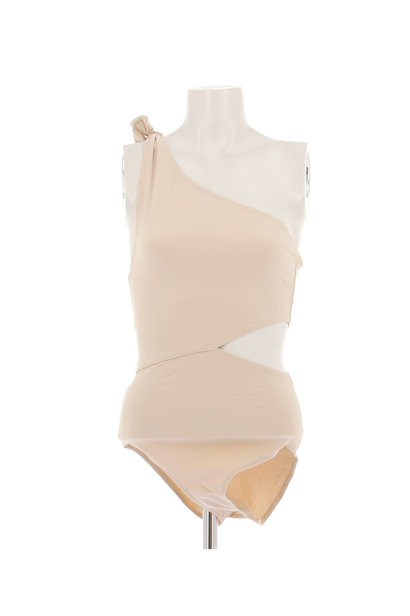 Maillot de bain une pièce beige