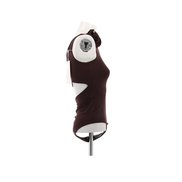 Maillot de bain une pièce marron