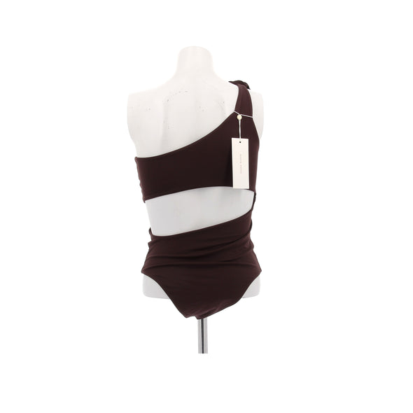 Maillot de bain une pièce marron