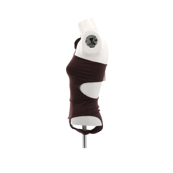 Maillot de bain une pièce marron