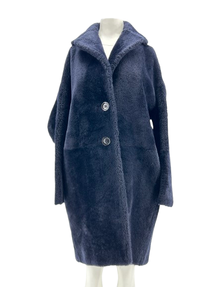 Manteau en peau lainée