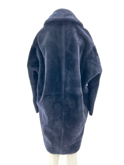 Manteau en peau lainée