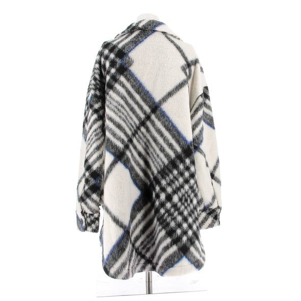 Manteau à carreaux