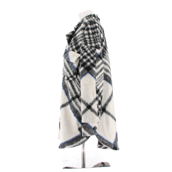 Manteau à carreaux