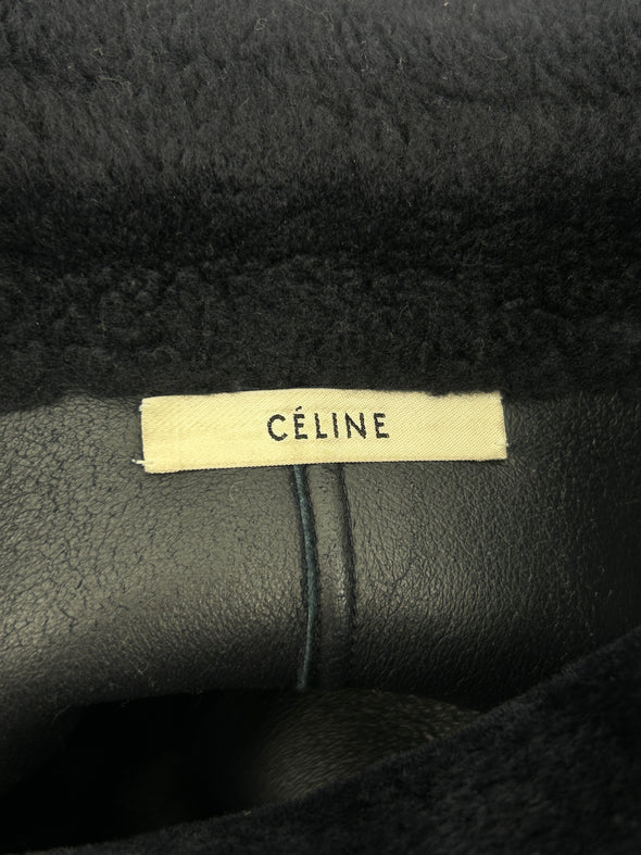 Manteau en peau lainée