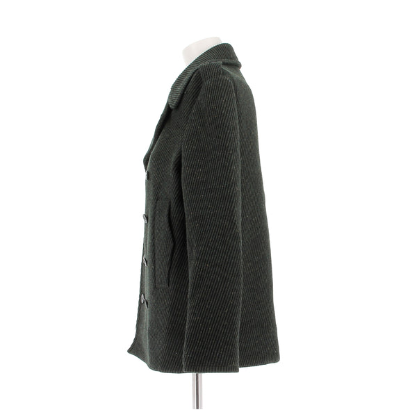 Manteau en laine vert