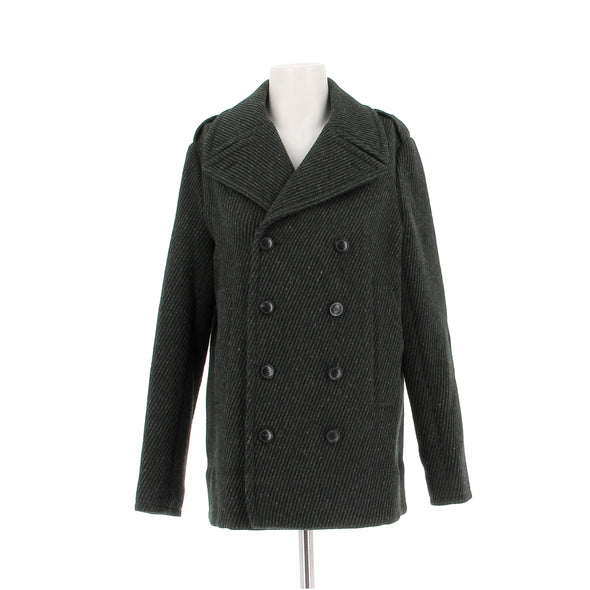 Manteau en laine vert