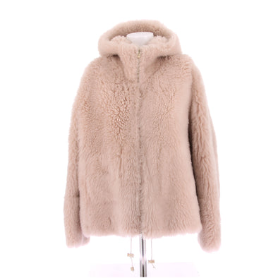 Veste lainée beige