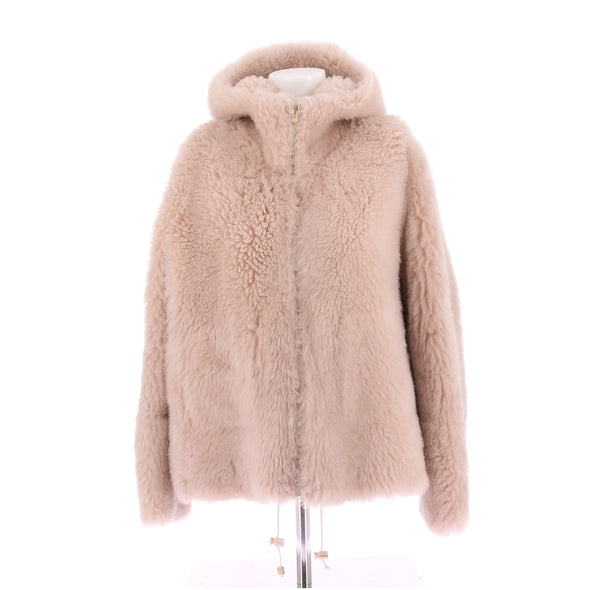 Veste lainée beige