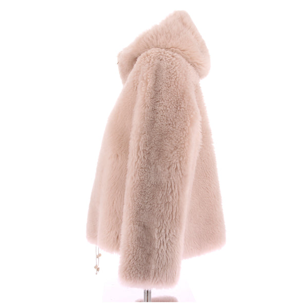 Veste lainée beige