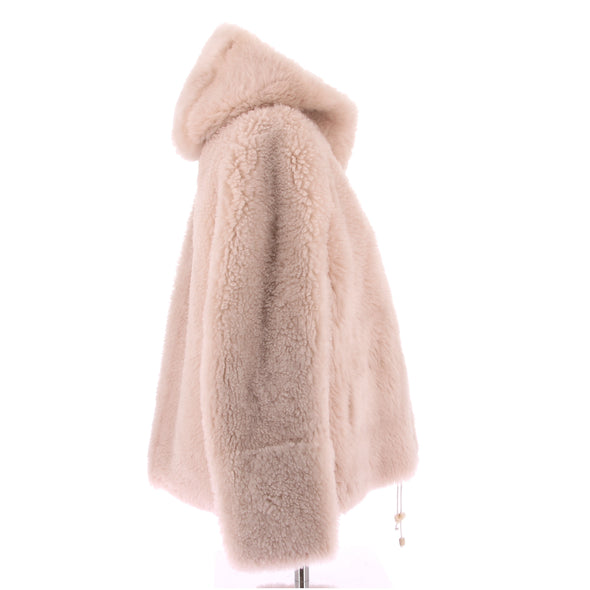 Veste lainée beige