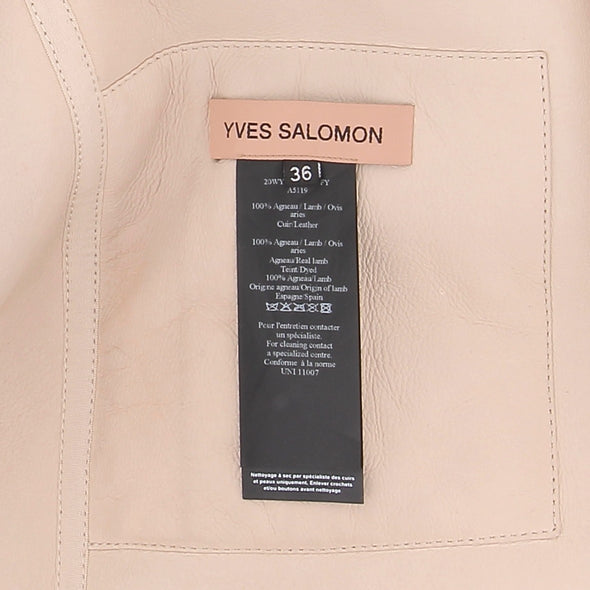 Veste lainée beige