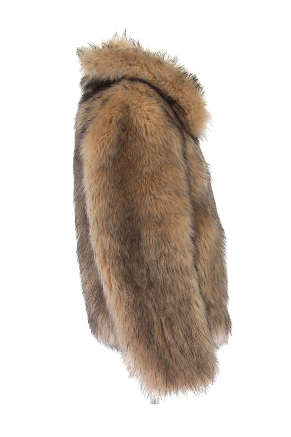 Manteau en fausse fourrure