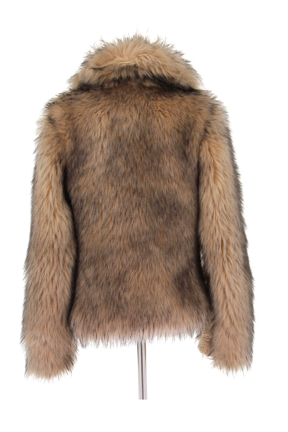 Manteau en fausse fourrure